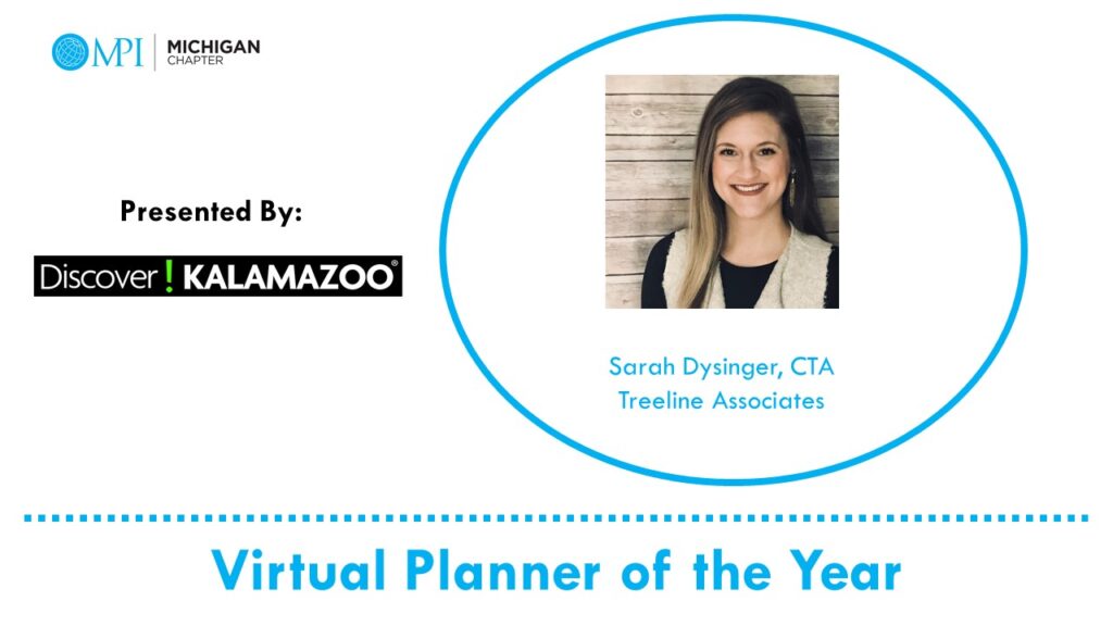 Sarah Dysinger Virtual Planner of the Year